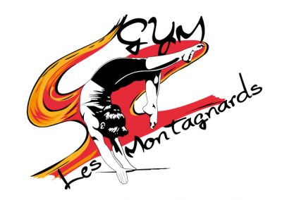 Logo Gym les Montagnards Vectorisé